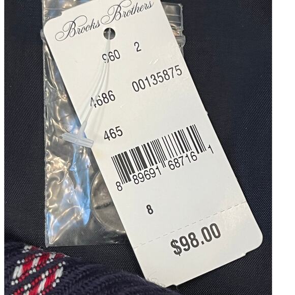 NWT Brooks Brothers Women’s 8 Red Blue Plaid Wool Mini A-Line Skirt Red - Picture 4 of 7